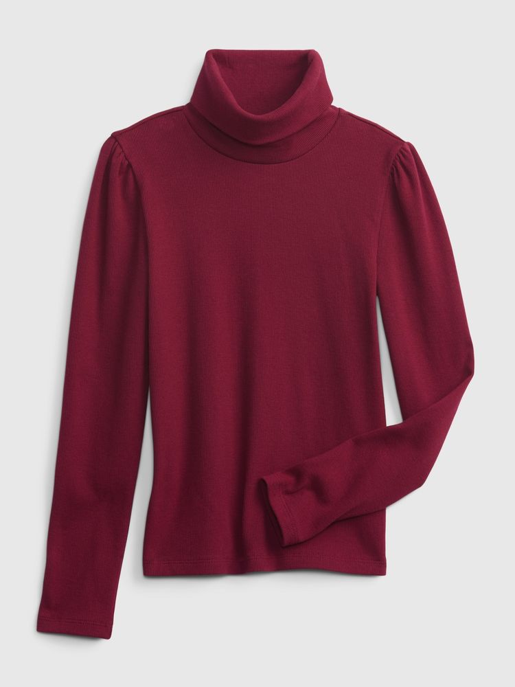 Gap + Kids Ribbed Turtleneck T-Shirt 