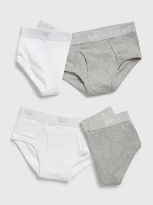 Kids Organic Cotton Solid Briefs