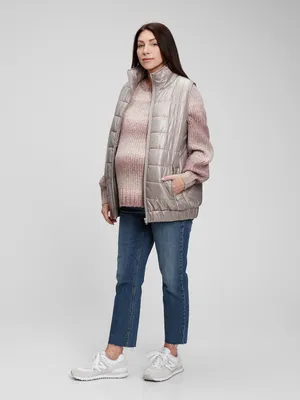 Maternity Recycled Puffer Vest