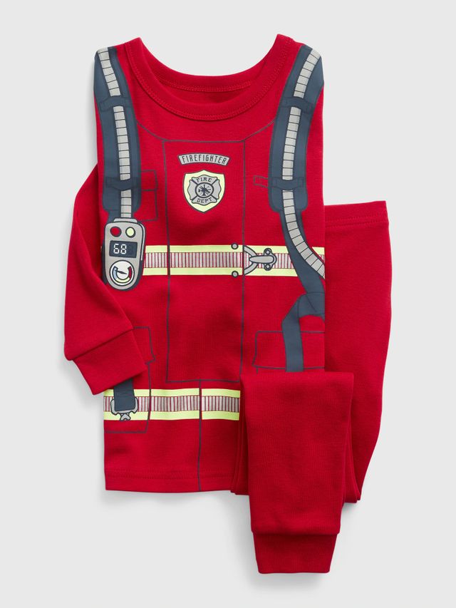 baby100% Organic Cotton Firefighter PJ Set