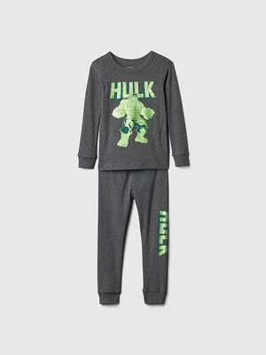 Pyjama Marvel en coton biologique brossé pour Bébé et Tout-petit