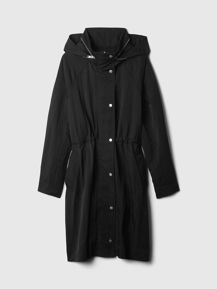 Oversized Nylon Parka
