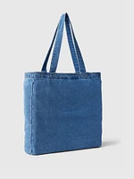 Arch Logo Denim Tote Bag