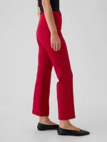 High Rise Ponte Crop Kick Pants