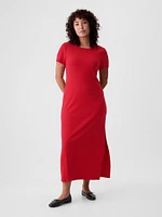 Modern Rib Maxi T-Shirt Dress