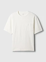 T-shirt douillet décontracté à poche