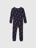 Pyjama à motif des Fêtes en coton biologique babyGap