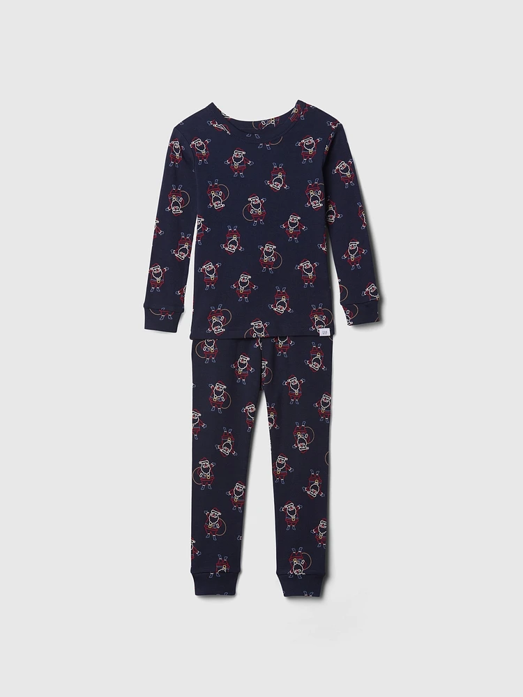 Pyjama à motif des Fêtes en coton biologique babyGap