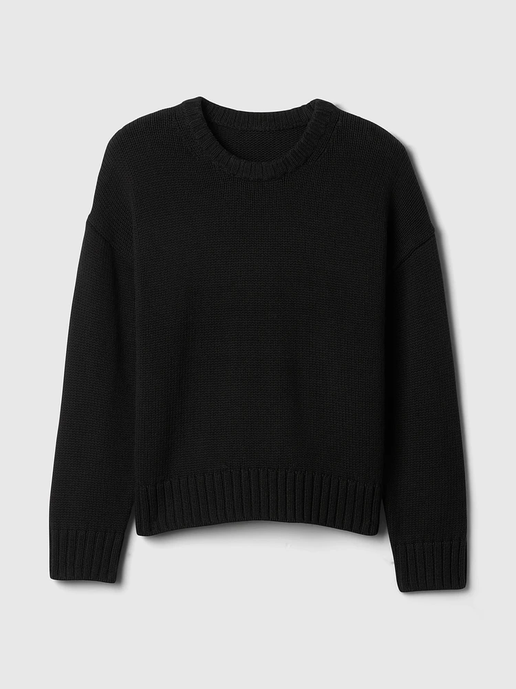 100% Cotton Relaxed Sweater