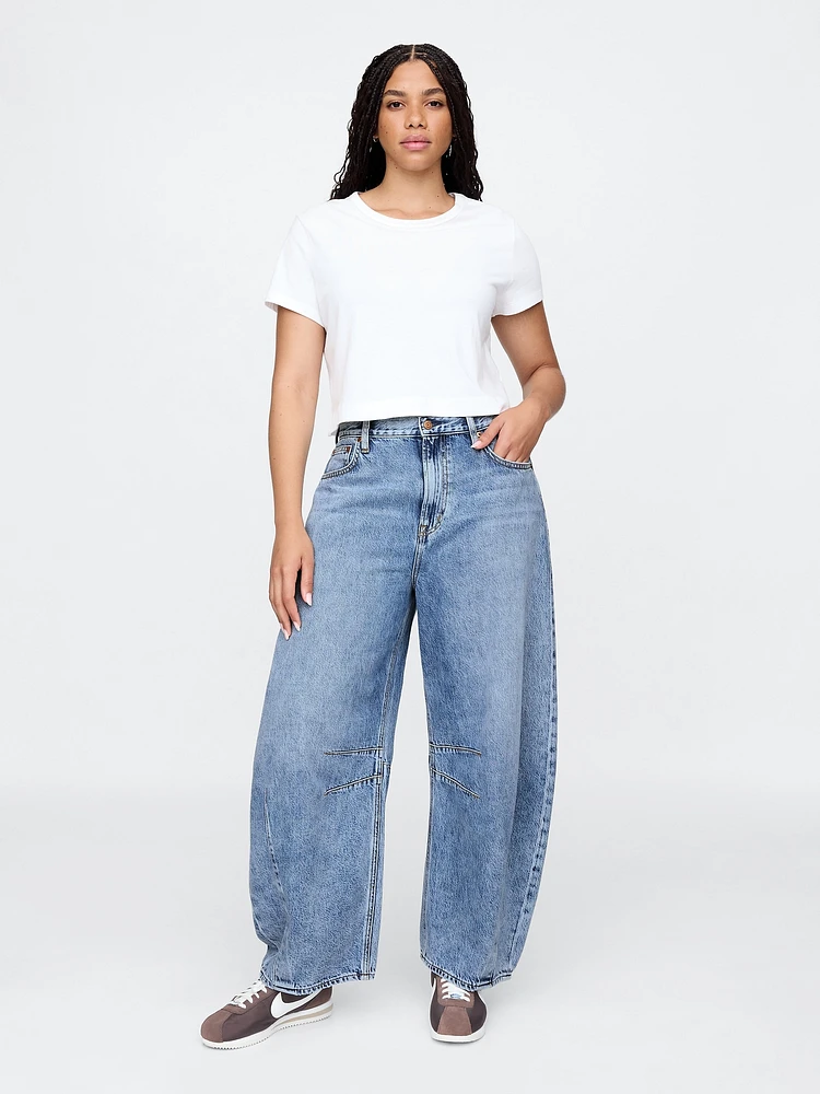 High Rise UltraSoft Horseshoe Jeans