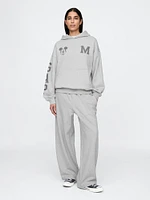 Chandail surdiMen'sionné à capuchon et à logo Gap × pour Adulte