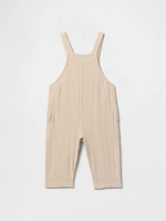 Baby Crinkle Gauze Overalls