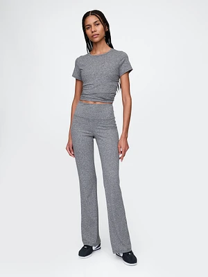 GapFit Smooth High Rise Jersey Flare Leggings