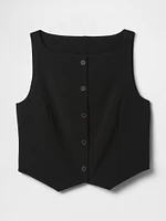 BiStretch Boatneck Crop Vest