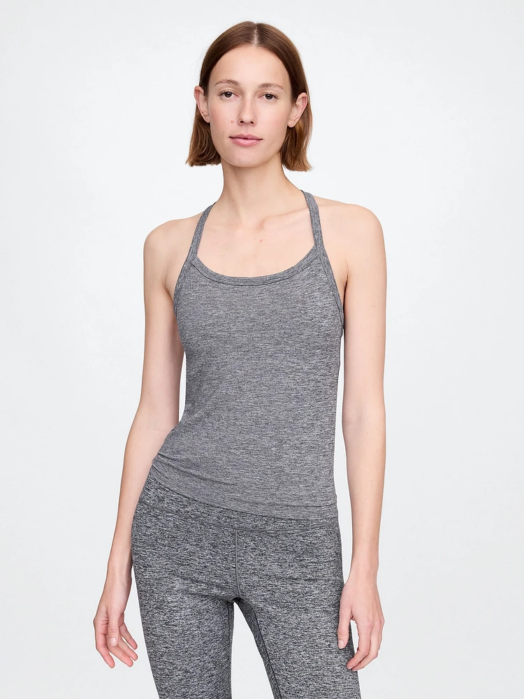 GapFit Smooth Jersey Racerback Tank Top