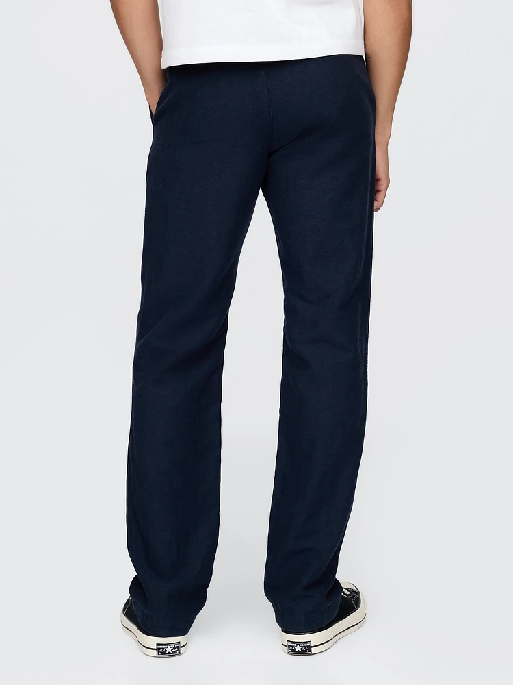 Linen-Cotton Khakis