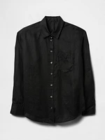 100% Linen Oversized Shirt