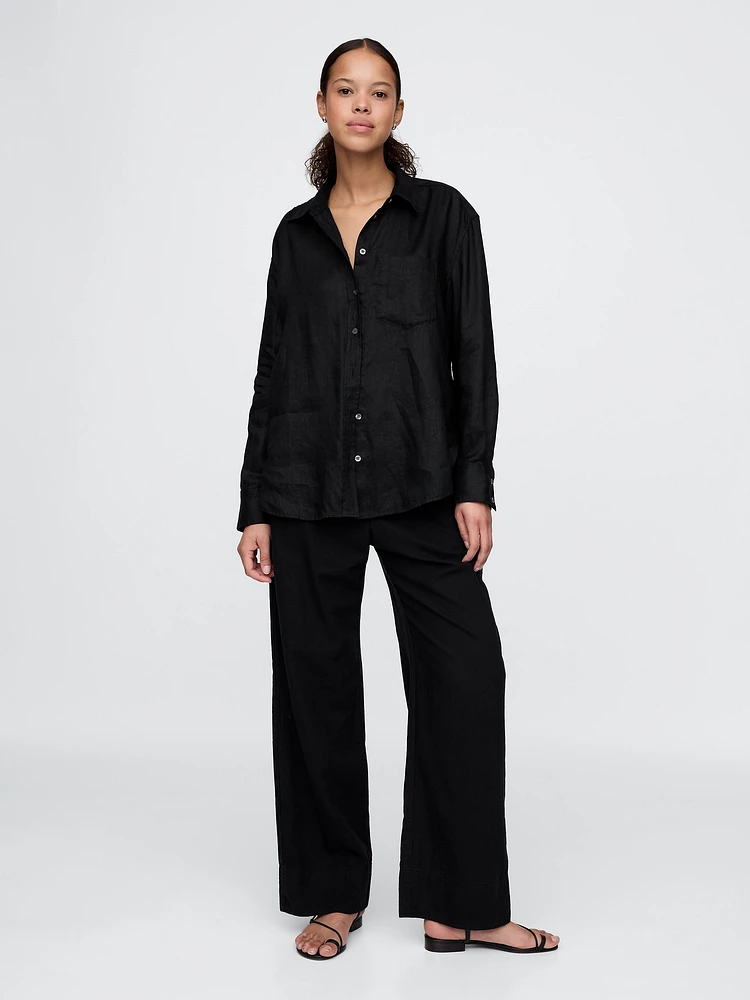 100% Linen Oversized Shirt