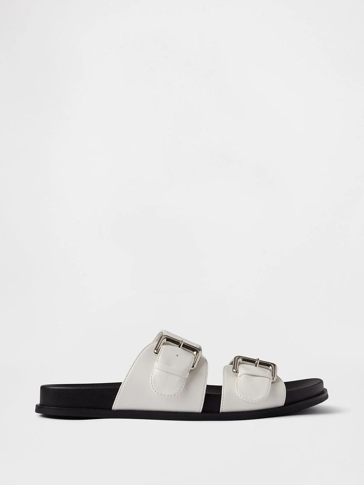Double Buckle Sandals