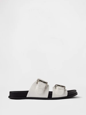Double Buckle Sandals
