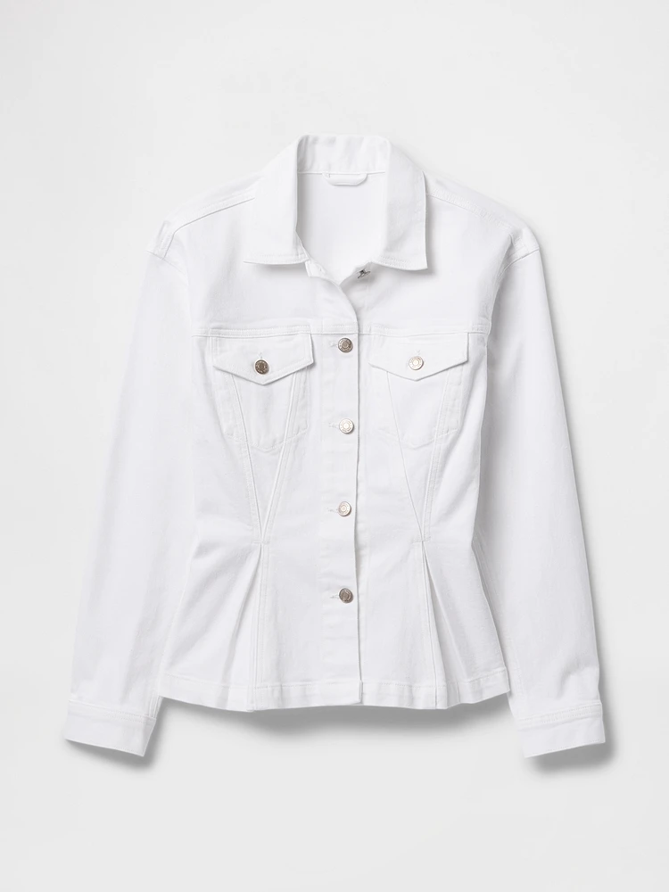 Cinched Denim Jacket