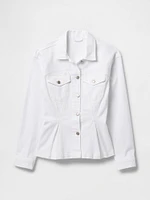 Cinched Denim Jacket