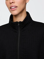 GapFit Quilted Jacquard Jacket