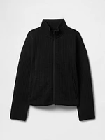 GapFit Quilted Jacquard Jacket