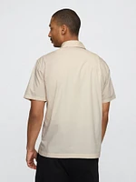 Eyelet Poplin Shirt