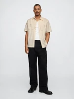 Eyelet Poplin Shirt