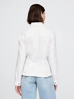 Cinched Denim Jacket