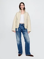 Oversized Quilted Liner Jacket