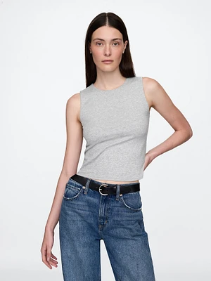 CloseKnit Jersey Crop Tank Top