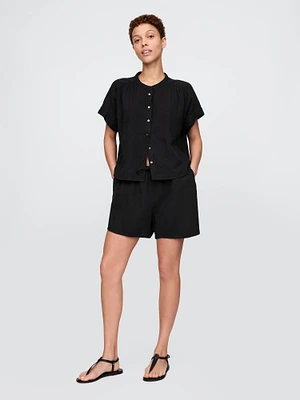 Cotton Gauze Easy Shorts