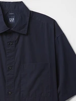 Organic Cotton Oversized Poplin Shirt