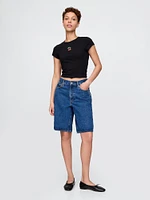 Crop Graphic T-Shirt