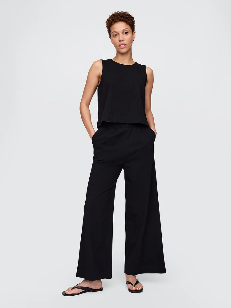 Heavyweight Organic Cotton Wide-Leg Pants