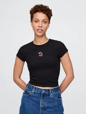 Crop Graphic T-Shirt