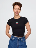 Crop Graphic T-Shirt