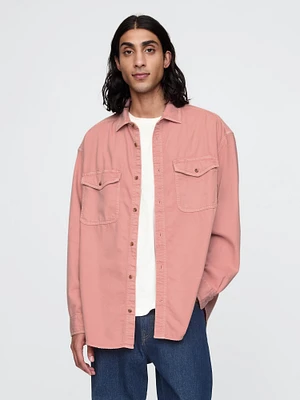 UltraSoft Denim Big Shirt