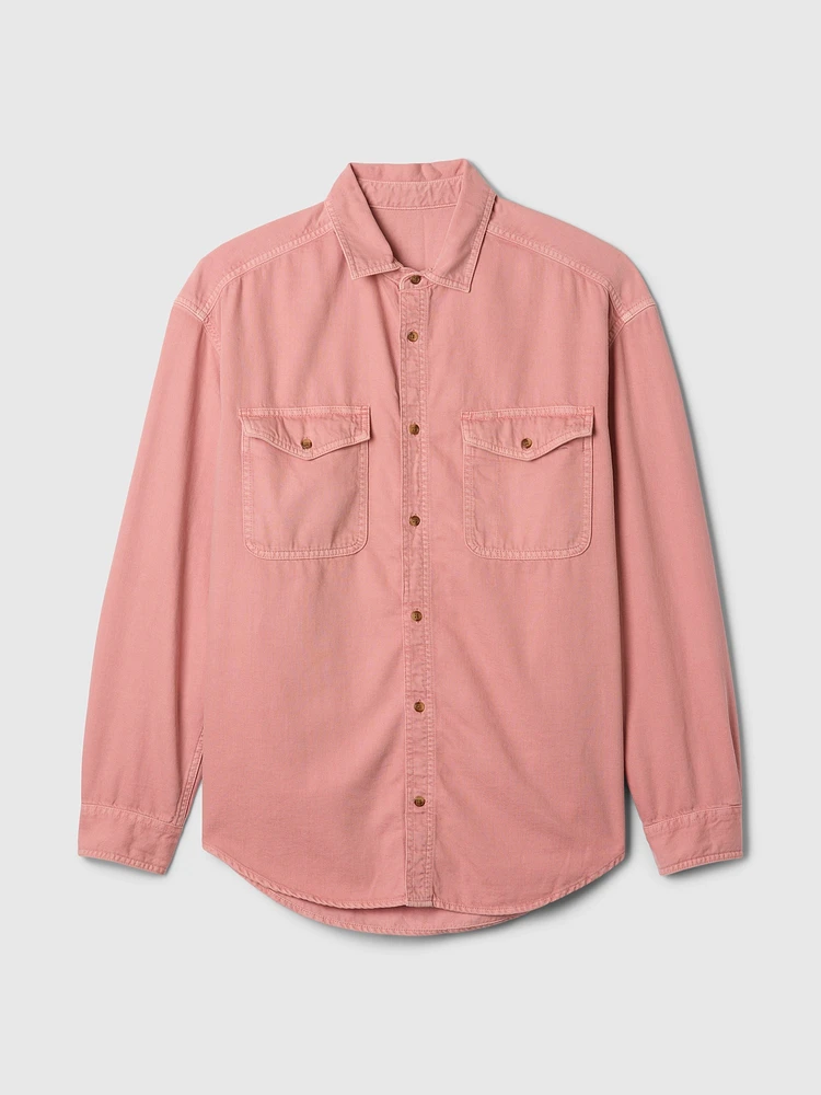 UltraSoft Denim Big Shirt