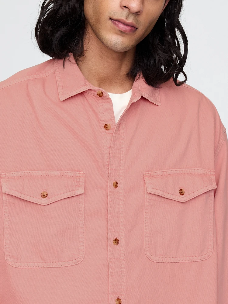 UltraSoft Denim Big Shirt
