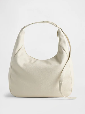 Vegan Pebble Leather Slouchy Bag