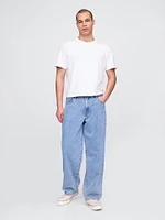 T-shirt court en tissu épais