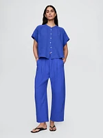 Cotton Gauze Dolman Shirt