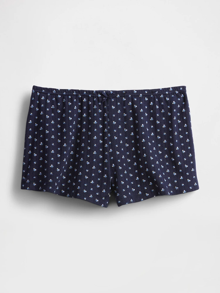 Pointelle PJ Shorts