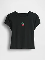 Crop Graphic T-Shirt
