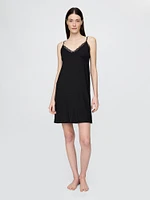 Modal Lace-Trim PJ Dress