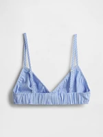 Poplin Triangle Bralette