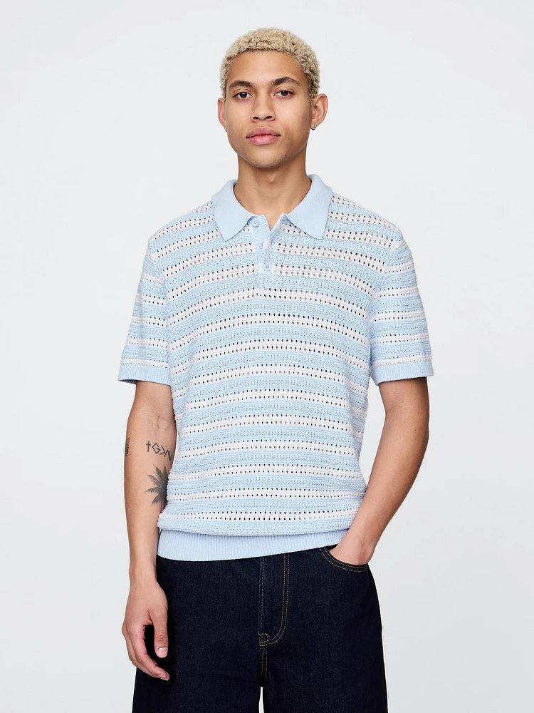 Polo Shirt Sweater